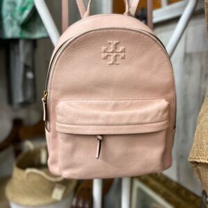 Lowest !!!     Was $189. Tory Burch back pack super cute soft leather pink color